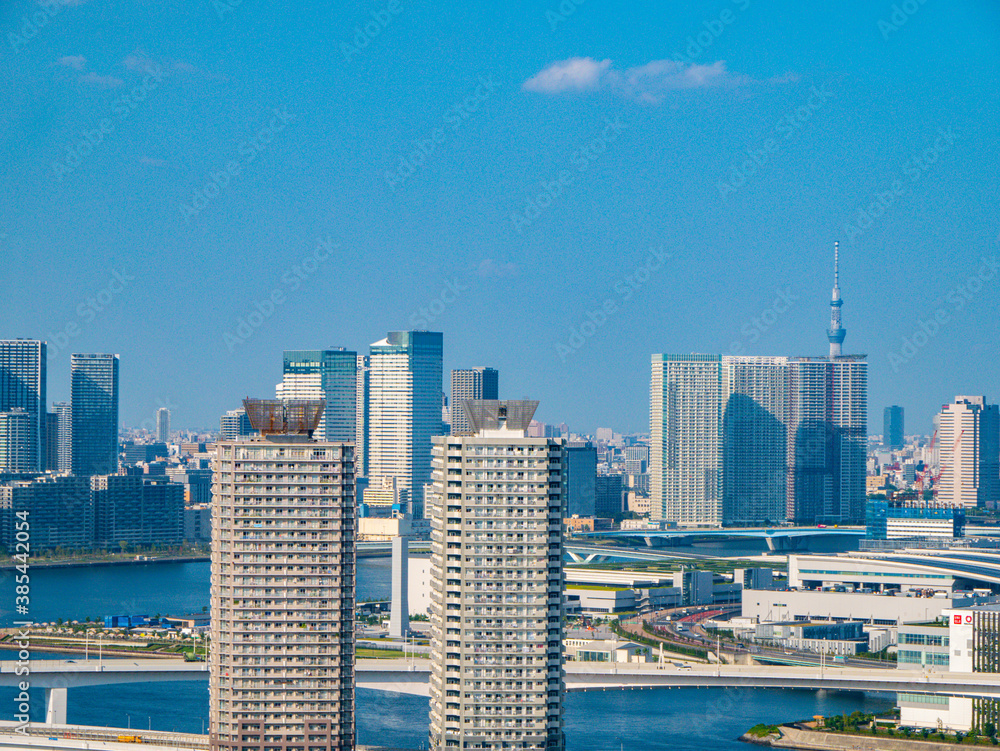 Obraz premium 【お台場・フジテレビより】東京都・都市景観
