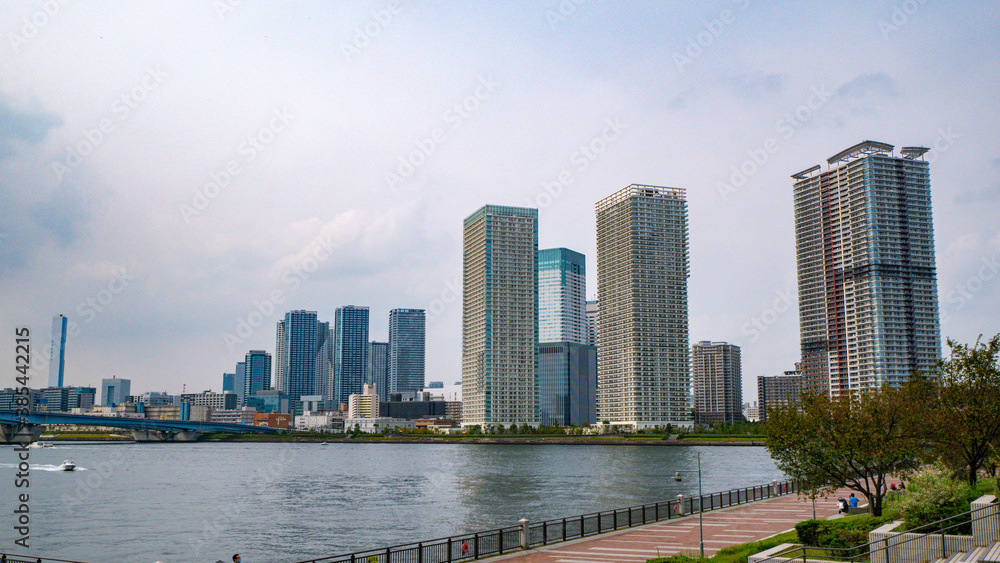 【お台場より】東京都・ビル風景 【お台場より】東京都・ビル風景
