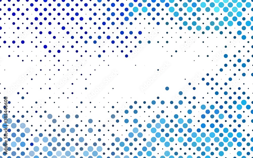 Light BLUE vector template with circles. Light BLUE vector template with circles.