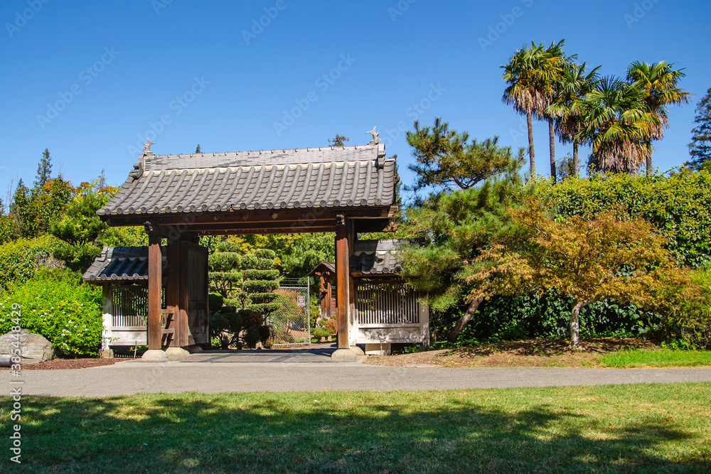 Entrance of Japanese Friendship Garden, San Jose.