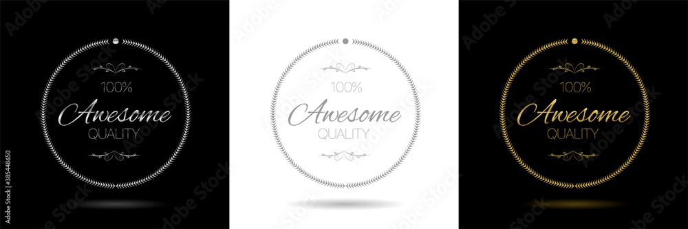 Awesome quality Laurel wreath icons