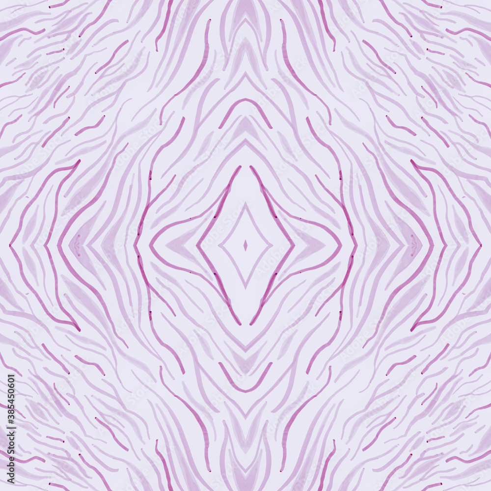 Fototapeta premium Pastel African Print. Watercolour Animal Fur 