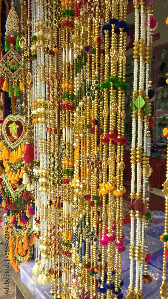 Fototapeta premium Colorful Beaded Door Hangings