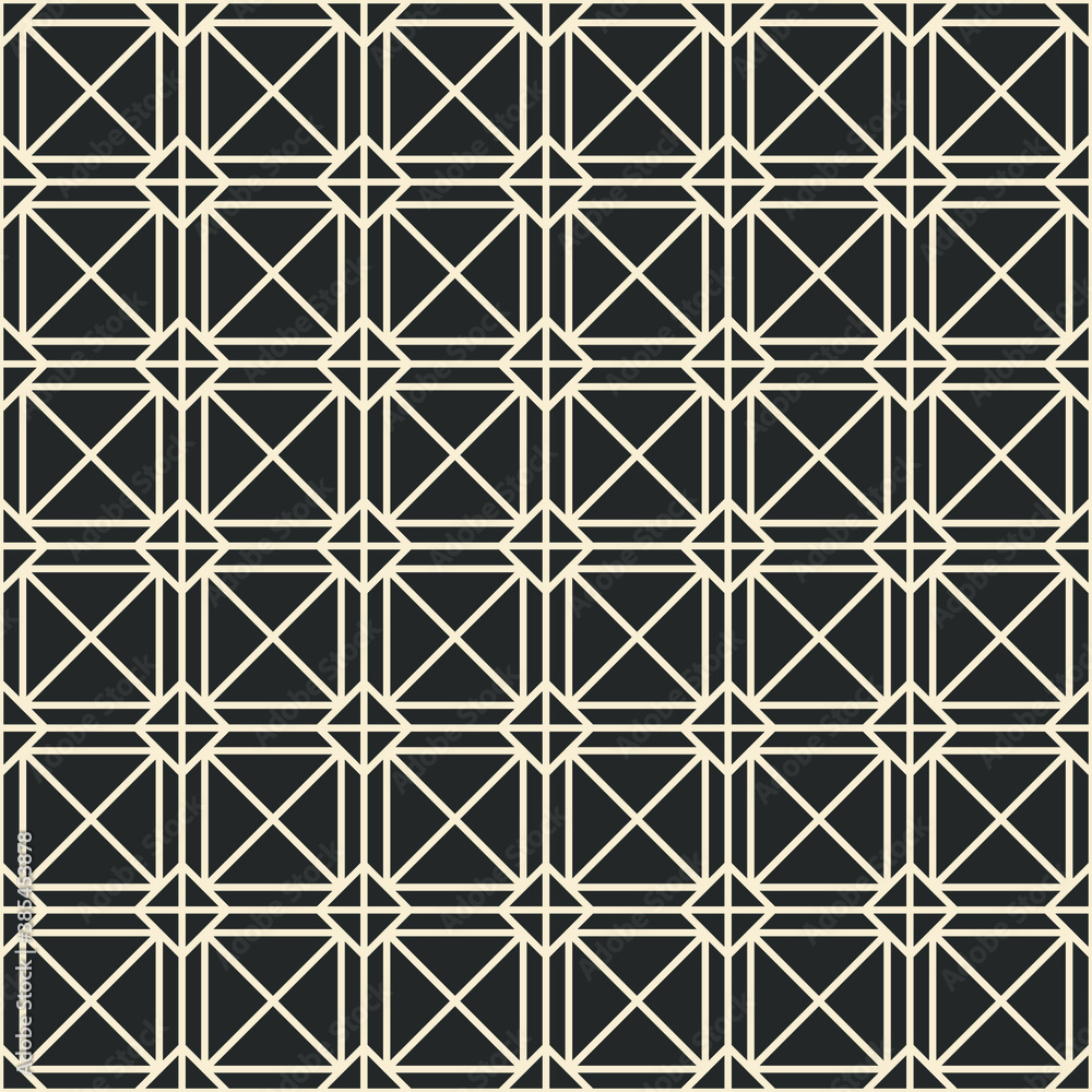 Fototapeta premium Art deco seamless pattern background.