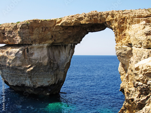 Malta cliffs that formed an arch of stone © Peter