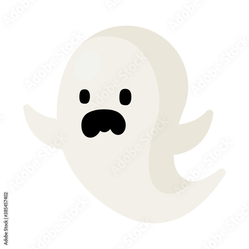 halloween ghost cartoon vector design