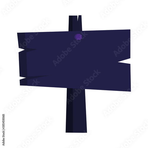 wood banner board vector design