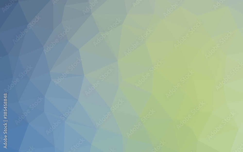 Light Blue, Green vector blurry triangle texture.