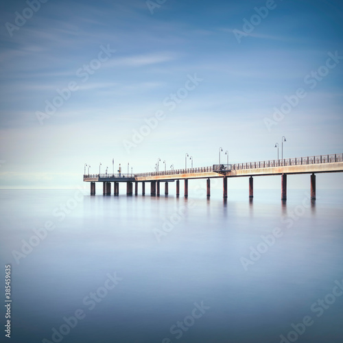 Wallpaper Mural Pier or jetty and sea in Marina di Pietrasanta. Versilia Tuscany Italy Torontodigital.ca