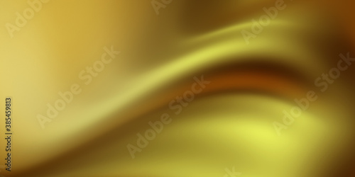 Abstract Blurred Golden Soft Wave Futuristic Background 