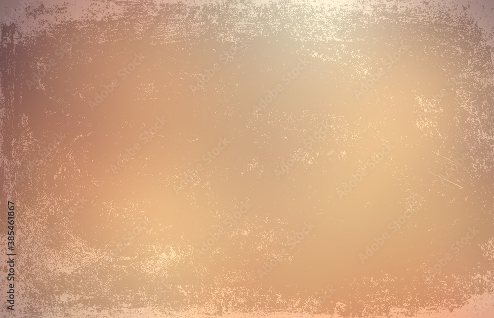 Fototapeta premium Shabby chic old golden background. Yellow beige distressed smooth texture.