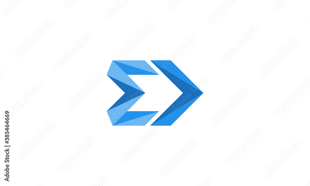 Creative Vector Illustration Logo Design. Initial Letter E and Arrow Concept. Creative Vector Illustration Logo Design. Initial Letter E and Arrow Concept.