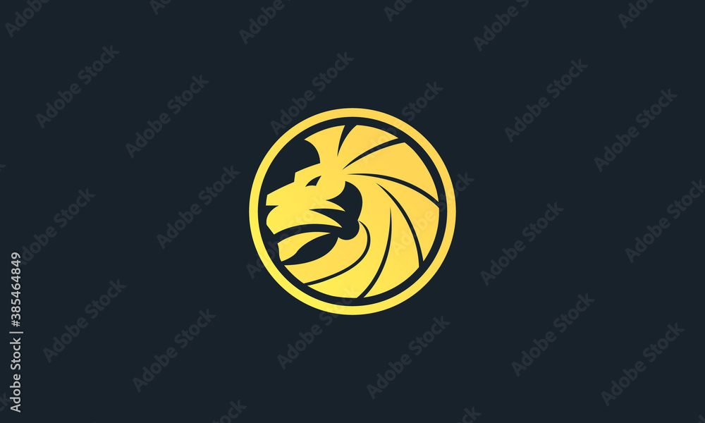 Creative Vector Illustration Logo Design. Luxury Lion King Concept. Creative Vector Illustration Logo Design. Luxury Lion King Concept.