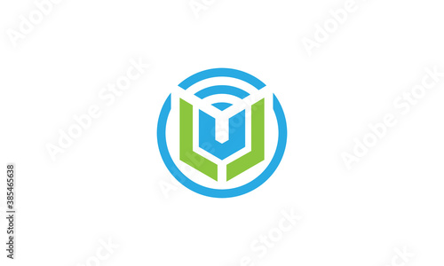 Free Download Creative Vector Illustration Logo Design. Initial Letter V and Letter L with WiFi Concept. - GFXLoad