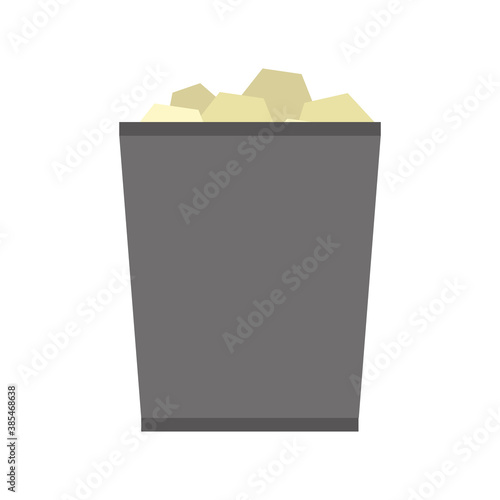 Isolated trash icon vector design