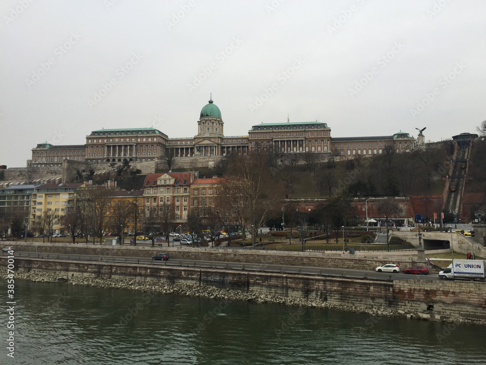 Buda castle Royal Palace in Budapest, Hungary