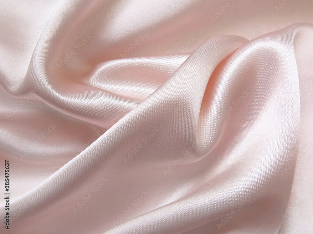 Obraz premium Texture satin. silk background. shiny wavy pattern canvas. color fabric, cloth