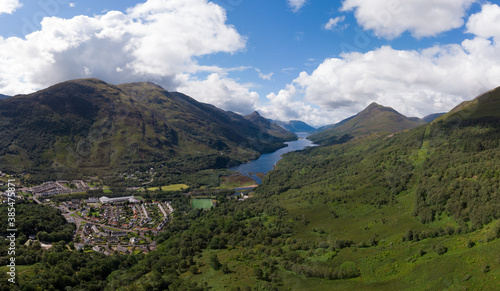 Aerial view of Kinlochleven