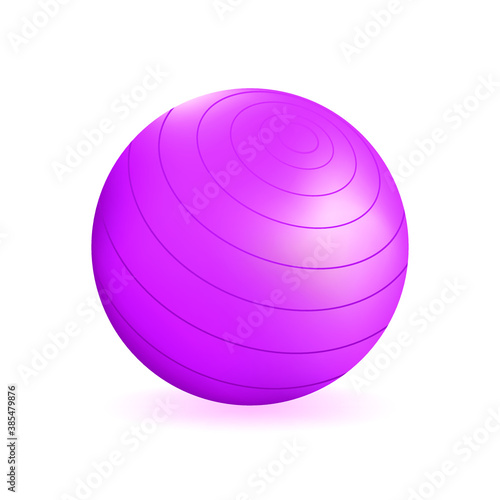 High Quality Realistic 3D Cute Fitness Icons on White Background . Isolated Vector Illustration 