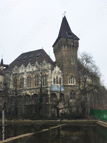Vajdahunyad Castle in the City Park of Budapest, Hungary © April Wong
