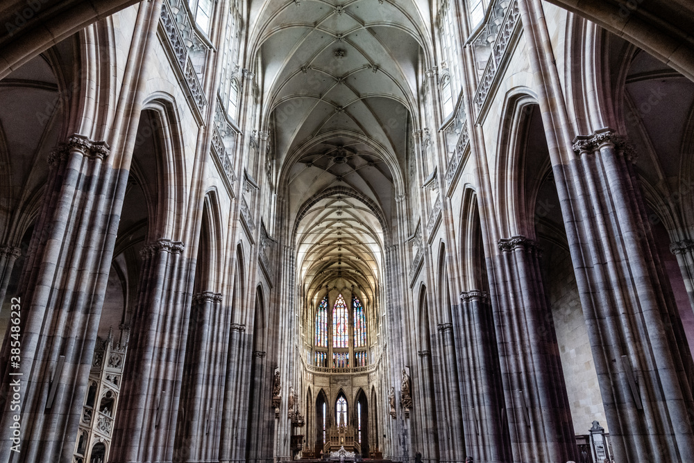 Majestic cathedral interior Majestic cathedral interior
