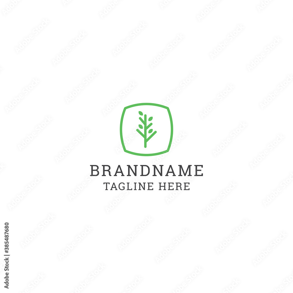 Nature logo icon design template vector Nature logo icon design template vector