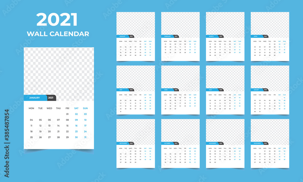 Wall calendar design 2021 template Set of 12 Months, Week starts Monday, Stationery design, calendar planner
Wall calendar design 2021 template Set of 12 Months, Week starts Monday, Stationery design, calendar planner