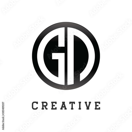 Initial Letter GN legance Logo Design Template. Creative Monogram Design Logo photo