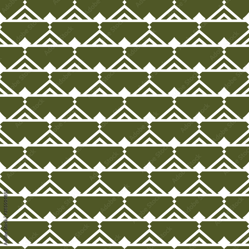 Vector seamless pattern background texture with geometric shapes, colored in green, white colors. Vector seamless pattern background texture with geometric shapes, colored in green, white colors.