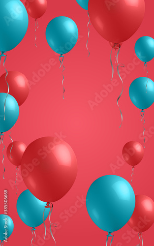 2020 numbers picture on ballon background
