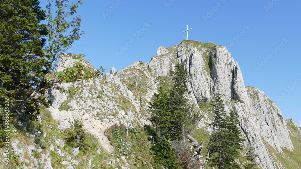 Fototapeta premium Gipfel des Brandnerschrofen