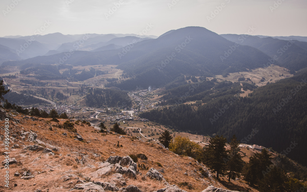 Beautiful view from a mountain in Bulgaria - Rhodope. Beautiful view from a mountain in Bulgaria - Rhodope.