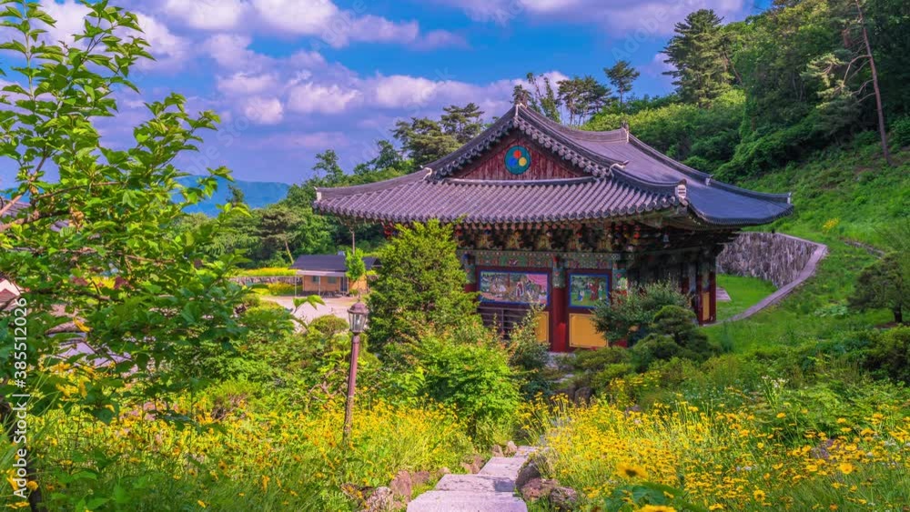 Wangsansa temple in the spring At Pocheon, South Korea. 2020 jun,14 Wangsansa temple in the spring At Pocheon, South Korea. 2020 jun,14