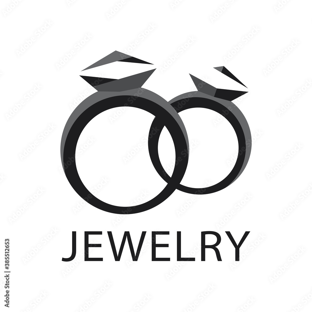 Vector logo of a jewelry workshop and store Vector logo of a jewelry workshop and store
