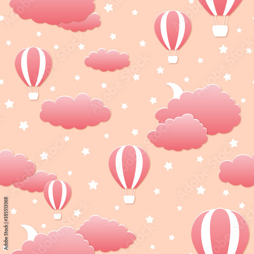 Air Balloon Paper Pattern