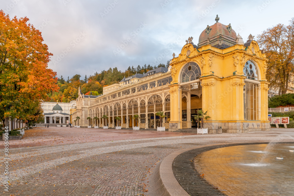 Autumn in spa town Marianske Lazne (Marienbad) - Czech Republic - Europe