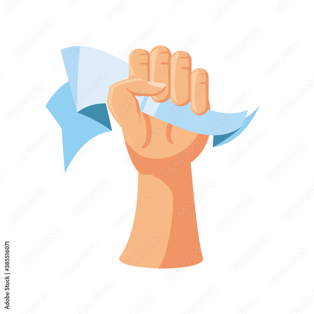 international human rights, raised hand holding ribbon detailed international human rights, raised hand holding ribbon detailed