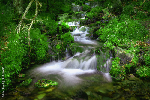 Fototapeta Naklejka Na Ścianę i Meble -  Nature wild waterfall