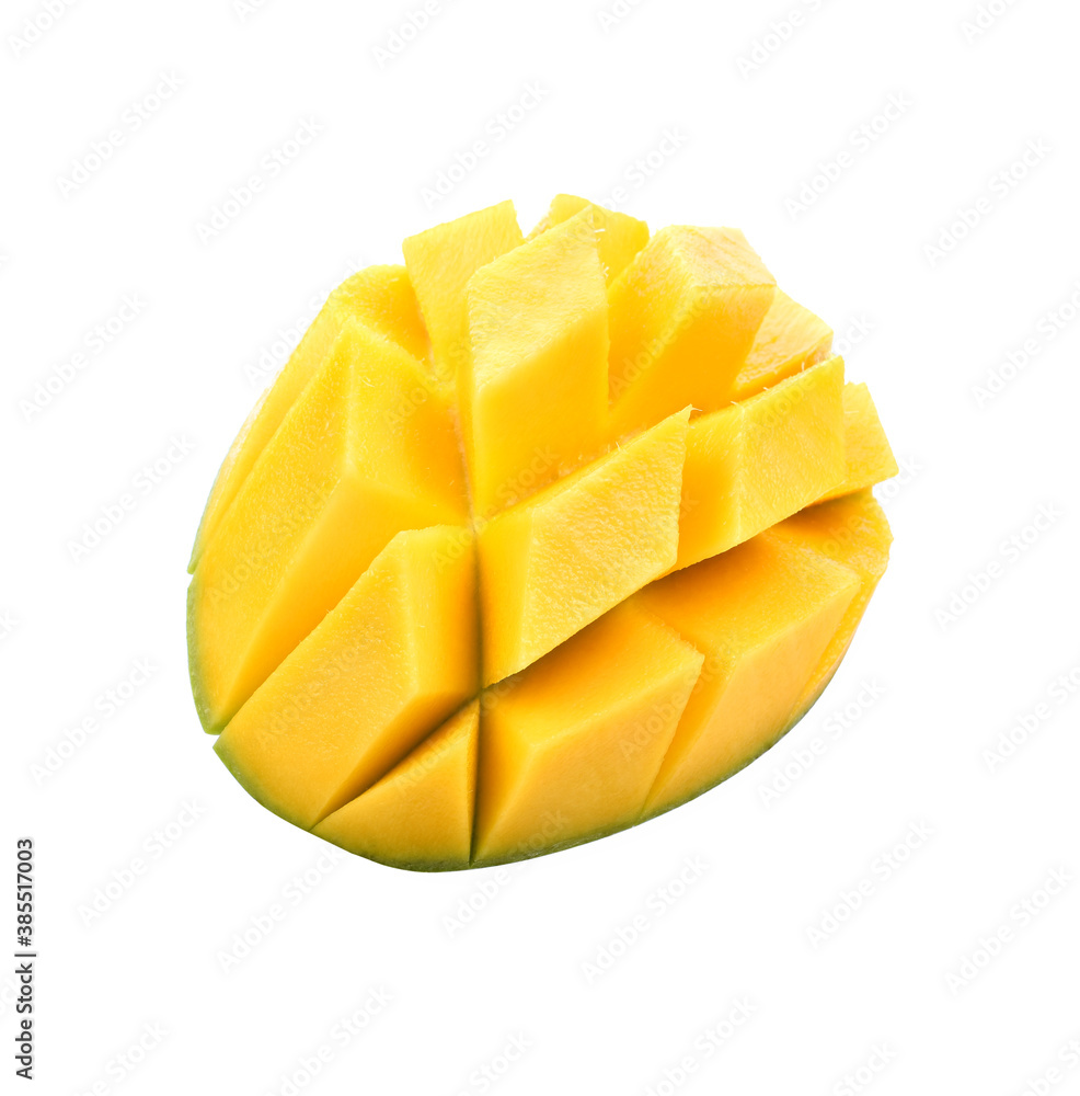 mango slice isolated on white background Clipping Path mango slice isolated on white background Clipping Path