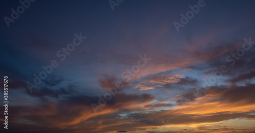sunset in the sky © balousekk