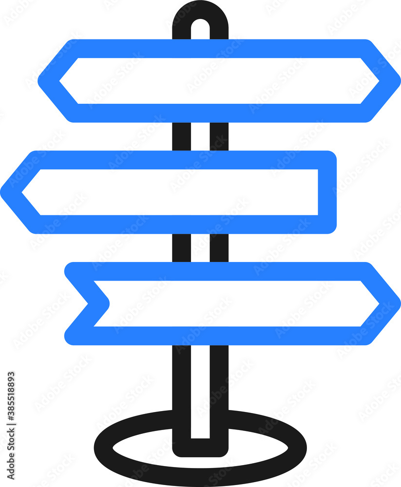 sightseeing line icon vector isolate