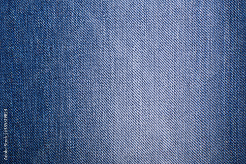 Texture of a light blue denim fabric with scuffs