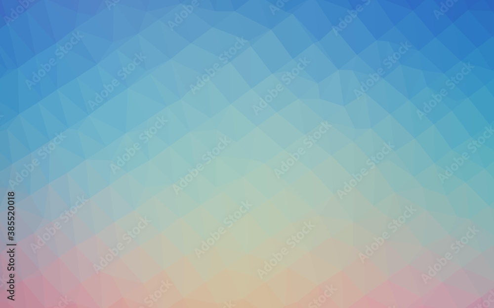 Light Blue, Red vector low poly cover. Light Blue, Red vector low poly cover.