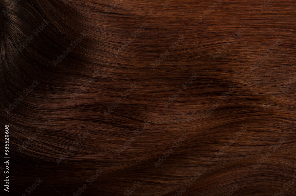 Naklejka premium Brown hair. Textures, background