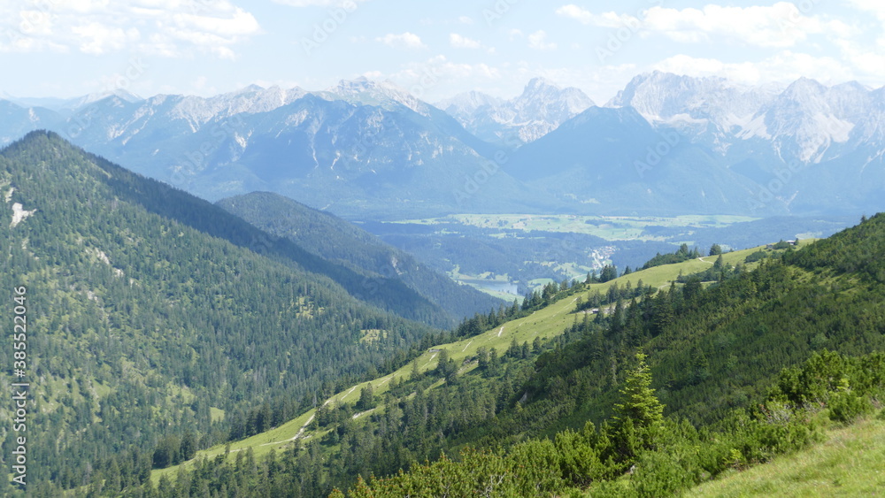 Aussicht vom Wank Garmisch