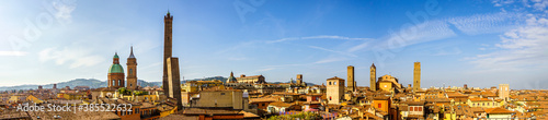 famous old town of Bologna in italy