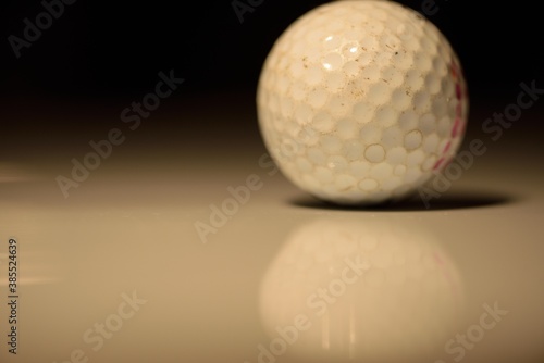 reflection of golf ball