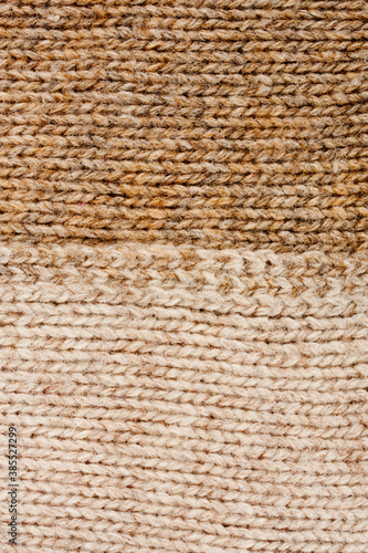 detail of knitted wool