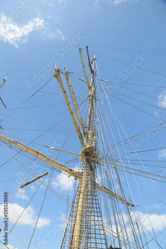 Ship Mast Rising High