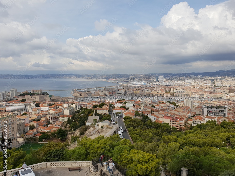 Blick auf Marseille, Frankreich panorama of Marseille, France 